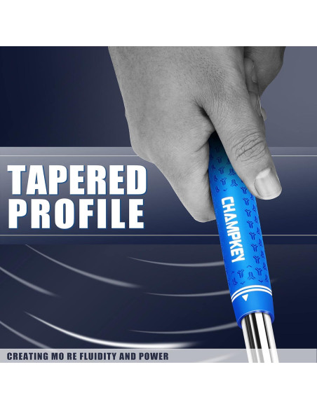 Agarre de Golf CHAMPKEY Y-LITE 13 Piezas Estándar Azul Agarre de Golf CHAMPKEY Y-LITE 13 Piezas Estándar Azul