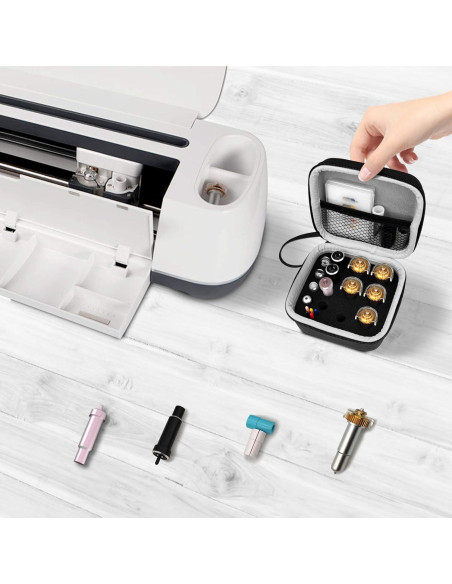 Organizador Portátil Hadwoer para Cuchillas Cricut - Funda Negra Organizador Portátil Hadwoer para Cuchillas Cricut - Funda Negra