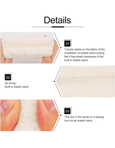 Juego de Toallas de Spa WHAVEL 6PCS - Diadema y Muñequera