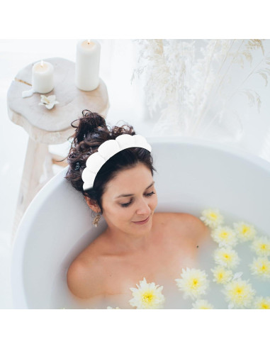 Juego de Toallas de Spa WHAVEL 6PCS - Diadema y Muñequera