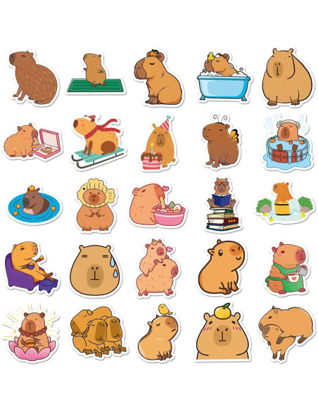 100 Pegatinas de Cobaya QIUYUEMIN Impermeables y Divertidas 100 Pegatinas de Cobaya QIUYUEMIN Impermeables y Divertidas