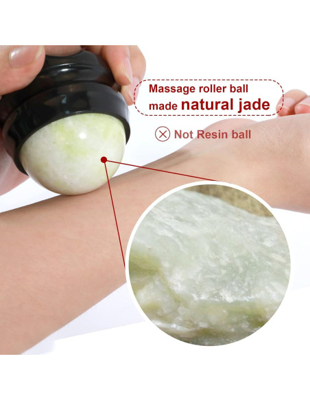 Rodillo de Masaje Frío Jade ideayard 6.35cm para Alivio Muscular Rodillo de Masaje Frío Jade ideayard 6.35cm para Alivio Muscular