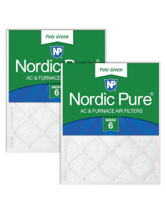 Filtros de Aire Nordic Pure 20x20x1 MERV 6 Paquete de 2