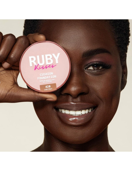 Base de Cojín Ruby Kisses 14.79g Cappuccino Hidratante Base de Cojín Ruby Kisses 14.79g Cappuccino Hidratante