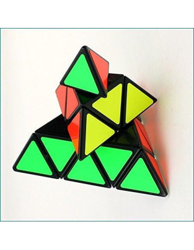 Cubo Mágico Pirámide Rápido 3x3x3 SHUYUE Negro