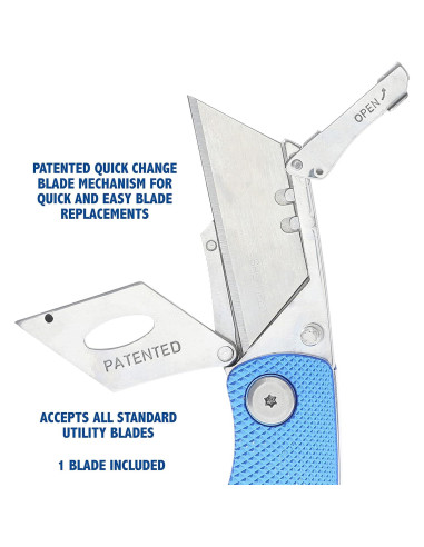 Cuchillo Utility Plegable Sheffield 12514 - Paquete de 3