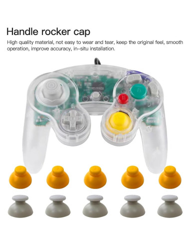 Tapa de Joystick Analógico GRABOTE 10pcs para GameCube