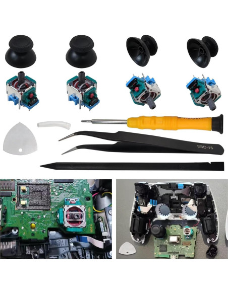 4 Palancas Analógicas Reemplazo GruDawu para PS5 Joystick 4 Palancas Analógicas Reemplazo GruDawu para PS5 Joystick