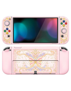 Funda Protectora Suave PlayVital para Nintendo Switch OLED - Alas Mágicas