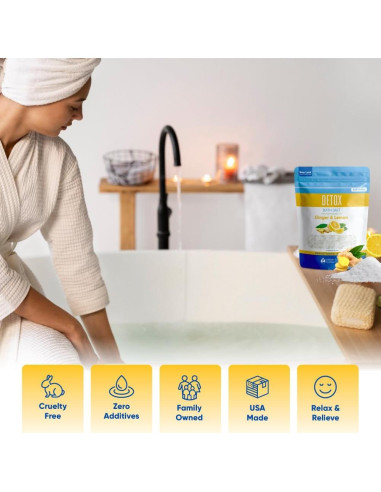Sal de Baño Detox 907g Better Bath con Aceites Esenciales