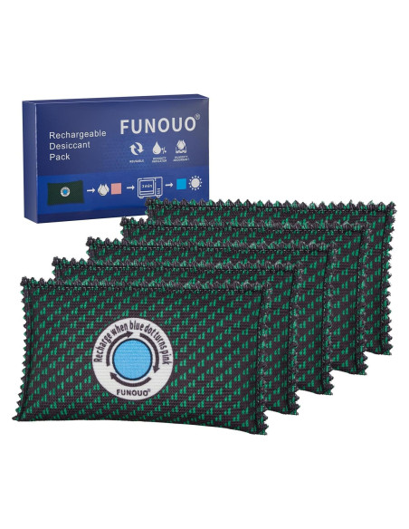 Paquete Deshidratante Recargable FUNOUO 100g - 5 Unidades Paquete Deshidratante Recargable FUNOUO 100g - 5 Unidades
