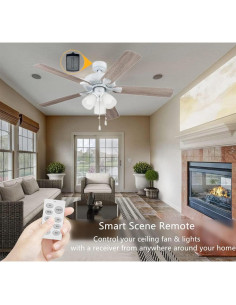 Kit Control Remoto Inalámbrico Nexete para Ventilador de Techo 2