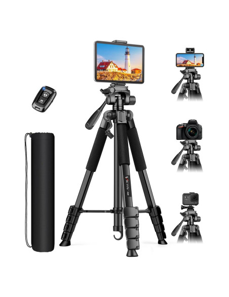 Trípode Victiv P50R 172.72 cm para Cámara y Tableta Trípode Victiv P50R 172.72 cm para Cámara y Tableta