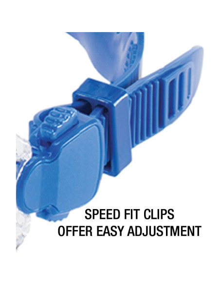 Speedo Máscara de Buceo Antiempañante Unisex Niños Azul M Speedo Máscara de Buceo Antiempañante Unisex Niños Azul M