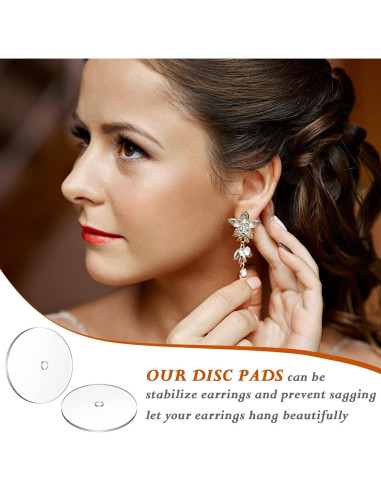 Discos Transparentes para Pendientes WILLBOND - 200 Pcs