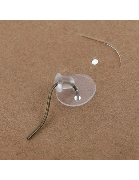 Discos Transparentes para Pendientes WILLBOND - 200 Pcs Discos Transparentes para Pendientes WILLBOND - 200 Pcs
