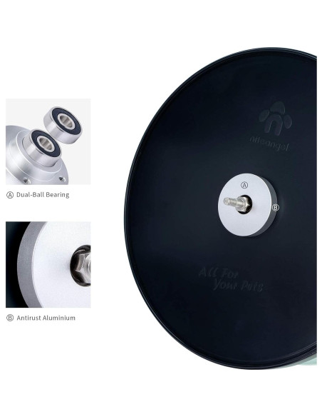 Rueda de Ejercicio Silenciosa Niteangel 25.4 cm para Hámsters