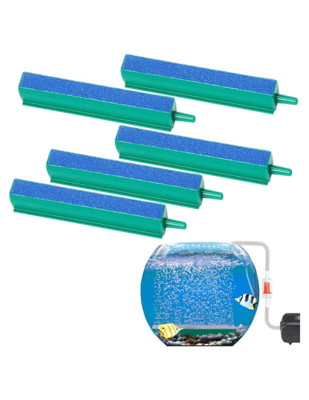 Kit de 5 piedras de aire para acuario DeKago 10 cm Kit de 5 piedras de aire para acuario DeKago 10 cm