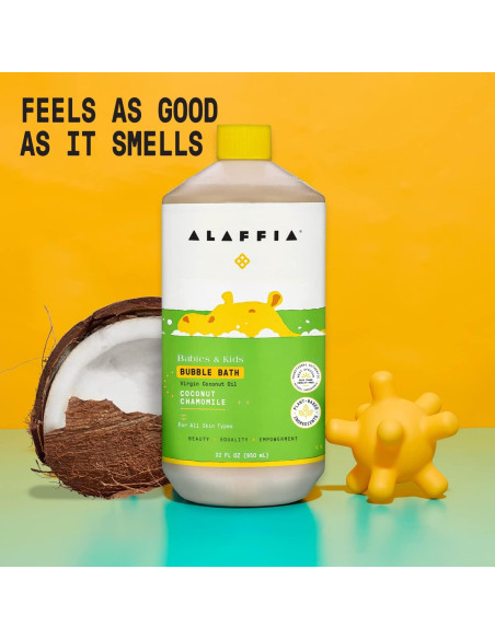 Baño de Burbujas Alaffia Coco Manzanilla 946 ml - Hidratante Baño de Burbujas Alaffia Coco Manzanilla 946 ml - Hidratante