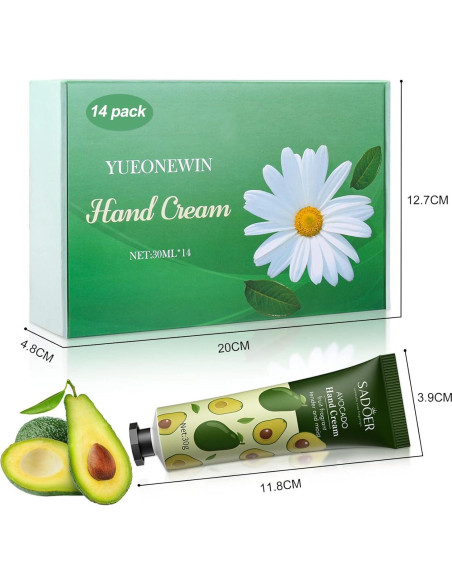Set de Regalo Crema de Manos Hidratante 14 Piezas YUEONEWIN Set de Regalo Crema de Manos Hidratante 14 Piezas YUEONEWIN