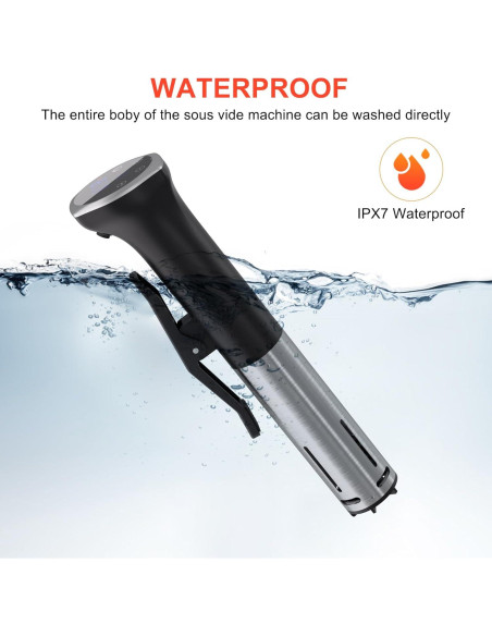 Cocedor Sous Vide Sixfivsevn 1100W Control Táctil IPX7 Cocedor Sous Vide Sixfivsevn 1100W Control Táctil IPX7