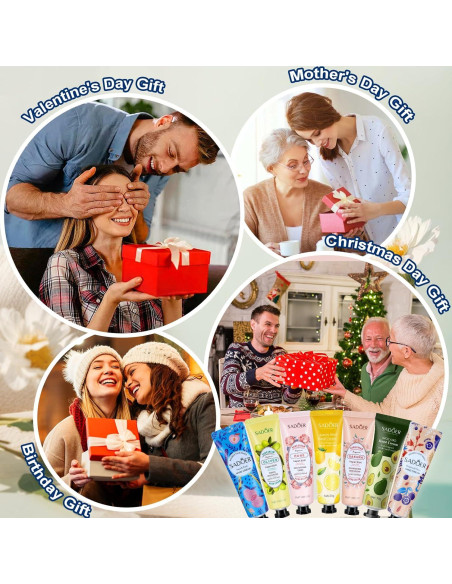 Set de Regalo Crema de Manos Hidratante 14 Piezas YUEONEWIN Set de Regalo Crema de Manos Hidratante 14 Piezas YUEONEWIN
