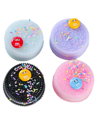 Taba Squishy Biscuits Juguetes Antiestrés 2pcs Color Aleatorio