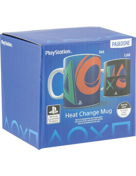 Taza de Cambio de Calor Paladone Playstation 500ml Multicolor Taza de Cambio de Calor Paladone Playstation 500ml Multicolor