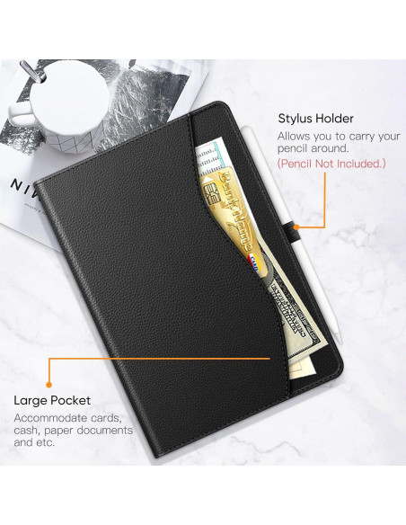 Funda Universal Fintie para Tabletas 9-11" Negra con Soporte Funda Universal Fintie para Tabletas 9-11" Negra con Soporte