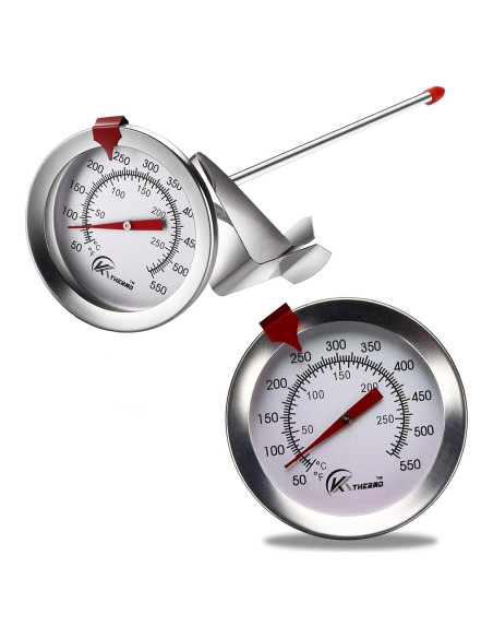 Termómetro de Dial KT THERMO 15.24 cm Acero Inoxidable Termómetro de Dial KT THERMO 15.24 cm Acero Inoxidable