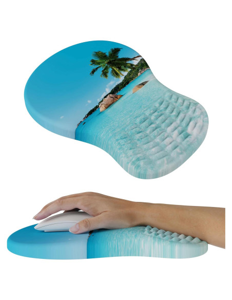 Almohadilla Ergonómica para Ratón MEKASS con Reposamuñecas Almohadilla Ergonómica para Ratón MEKASS con Reposamuñecas