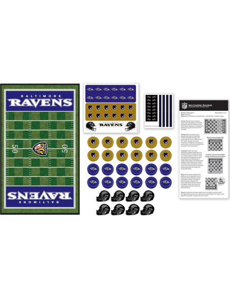 Ajedrez NFL Baltimore Ravens MasterPieces 24 Piezas 53x33cm Ajedrez NFL Baltimore Ravens MasterPieces 24 Piezas 53x33cm