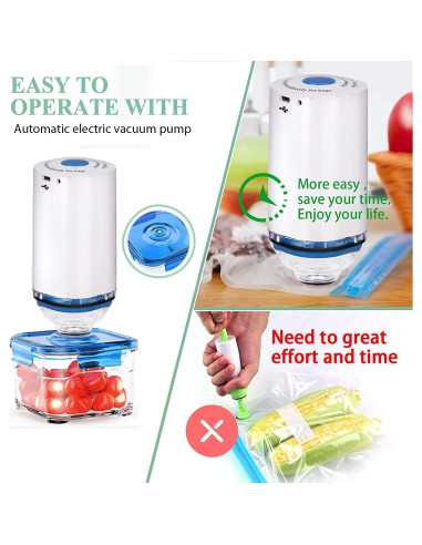Bolsas Sous Vide Reutilizables FIRAWER 20Pcs 21.6x21.6cm 1.4L