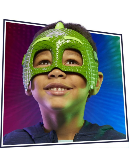 Máscara de Héroe Gekko PJ Masks para Niños 3+ Máscara de Héroe Gekko PJ Masks para Niños 3+