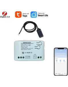 Controlador de Temperatura y Humedad Zigbee MHCOZY 10A 2