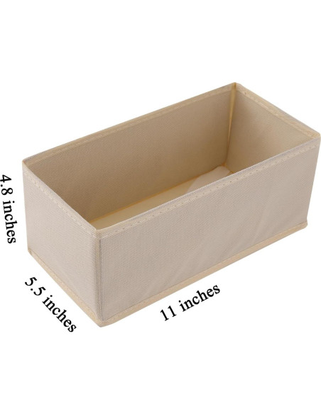 Juego de Organizadores de Cajones Bructhun 3 Piezas Beige Juego de Organizadores de Cajones Bructhun 3 Piezas Beige