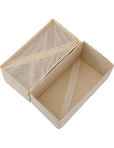 Juego de Organizadores de Cajones Bructhun 3 Piezas Beige