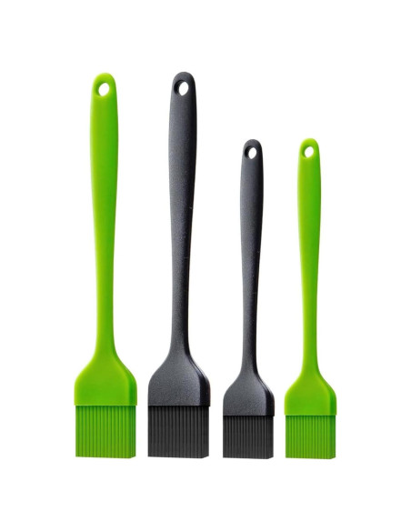 Brocha de Silicona Ortaco 4 Paquete para Hornear y Cocinar Brocha de Silicona Ortaco 4 Paquete para Hornear y Cocinar