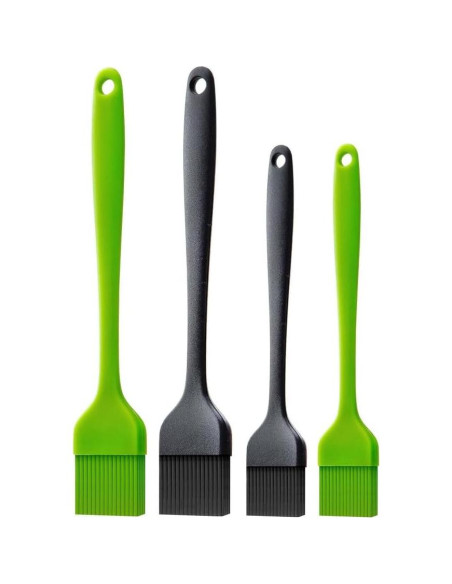 Brocha de Silicona Ortaco 4 Paquete para Hornear y Cocinar Brocha de Silicona Ortaco 4 Paquete para Hornear y Cocinar
