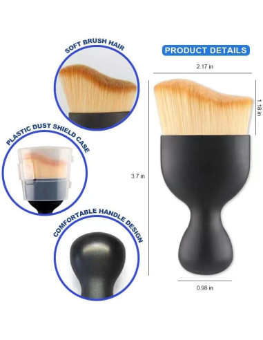Cepillo de Detalle para Auto JIANFA 3PCS Cerdas Suaves