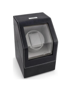 Winder de Reloj Automático Heiden HD009 - Individual - Motor Japonés - Cuero Negro