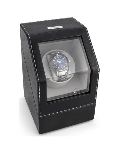 Winder de Reloj Automático Heiden HD009 - Individual - Motor Japonés - Cuero Negro