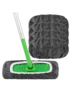 Paños de Microfibra Reutilizables HOMEXCEL para Swiffer - 4 Unidades