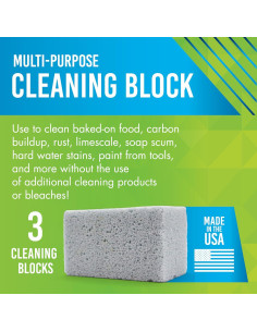 Bloque de Limpieza Multiusos EarthStone - Paquete de 3, 295g 2