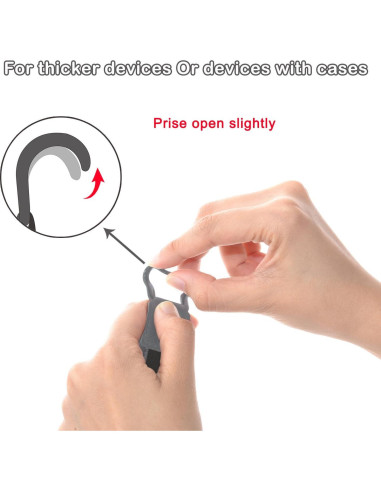 Luz de Lectura LED Clip-on TFY para Kindle y e-Readers - Blanco