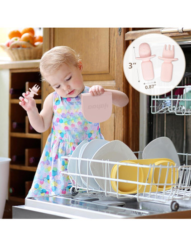 Set de Platos Plegables de Silicona Yahaa para Bebés - 2 Piezas