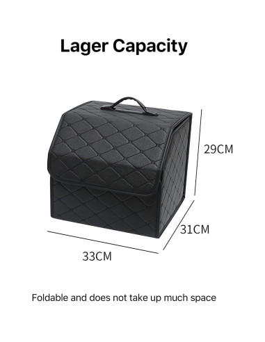 Organizador de Maletero SOOPII 33 cm Cuero Impermeable Plegable