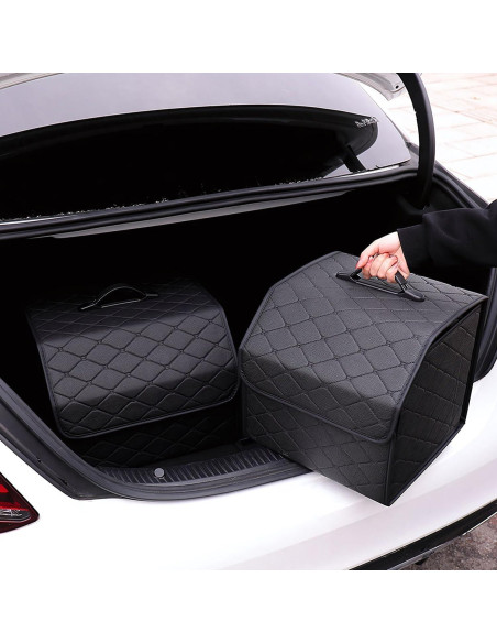 Organizador de Maletero SOOPII 33 cm Cuero Impermeable Plegable Organizador de Maletero SOOPII 33 cm Cuero Impermeable Plegable