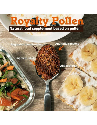 Polvo de Polen de Abeja Royalty 198g | 100% Puro y Natural
