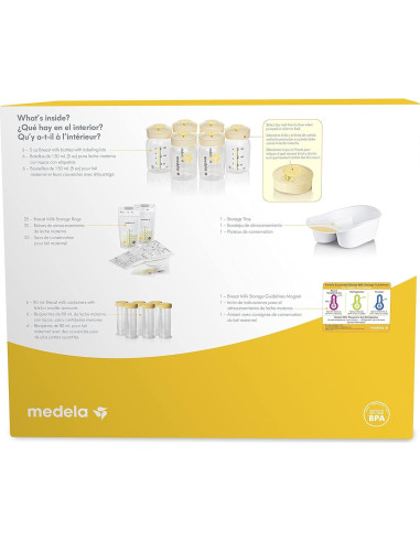 Set de Almacenamiento de Leche Materna Medela 45 Piezas